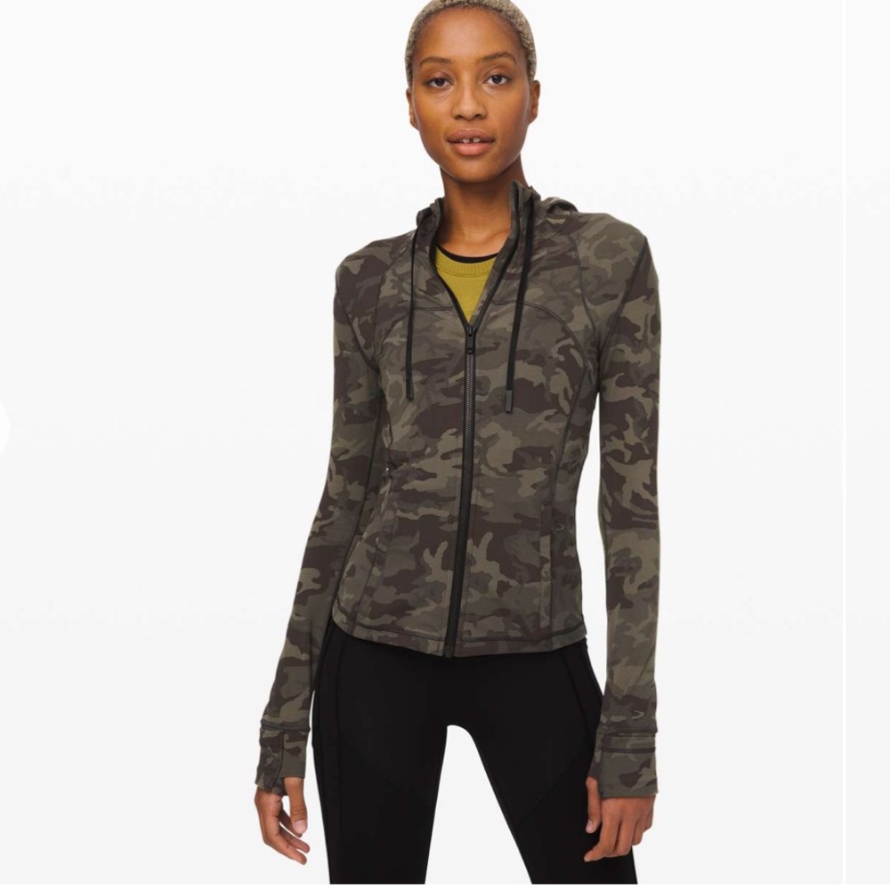 lululemon athletica Women's Olive Green Camo Utility Jacket